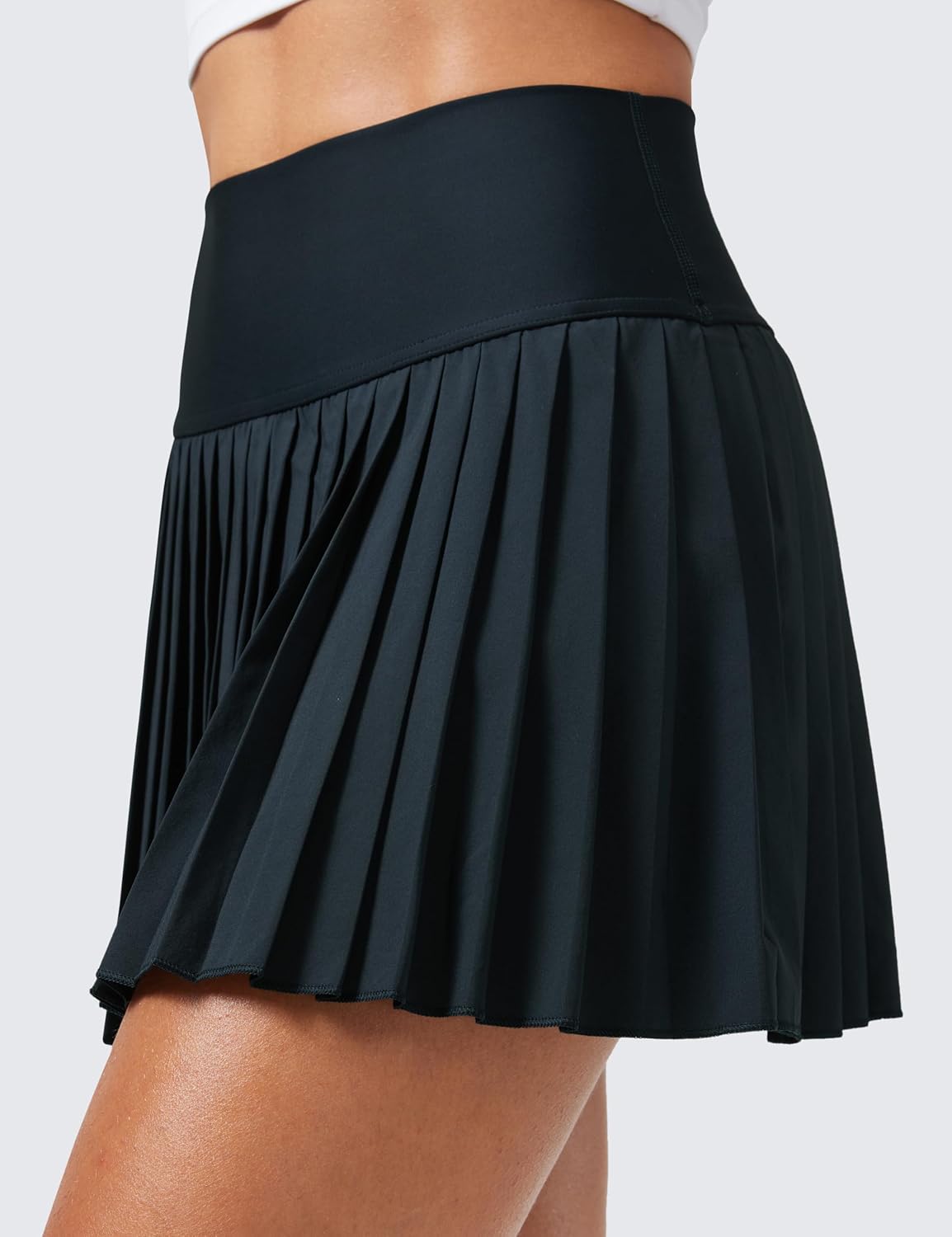 CRZ YOGA High Waisted Pleated Tennis Skirts
