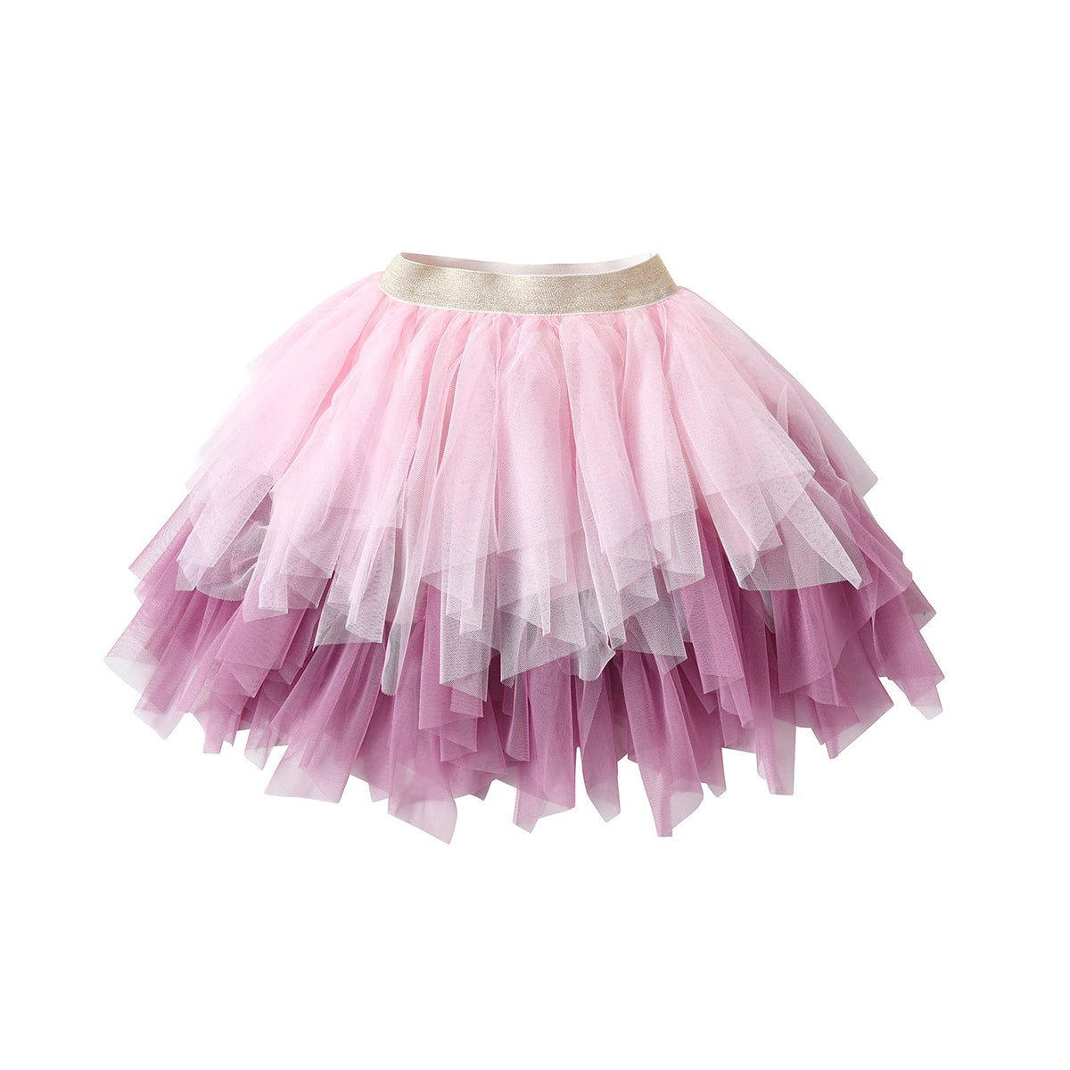 DXTON Kids Girls Tutu Dresses Toddler Rainbow Flower Tulle Skirt