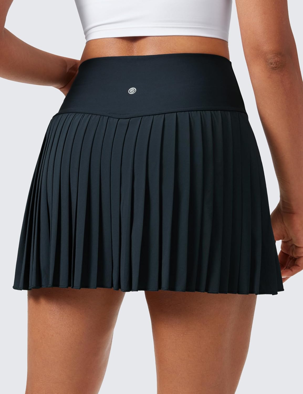 CRZ YOGA High Waisted Pleated Tennis Skirts