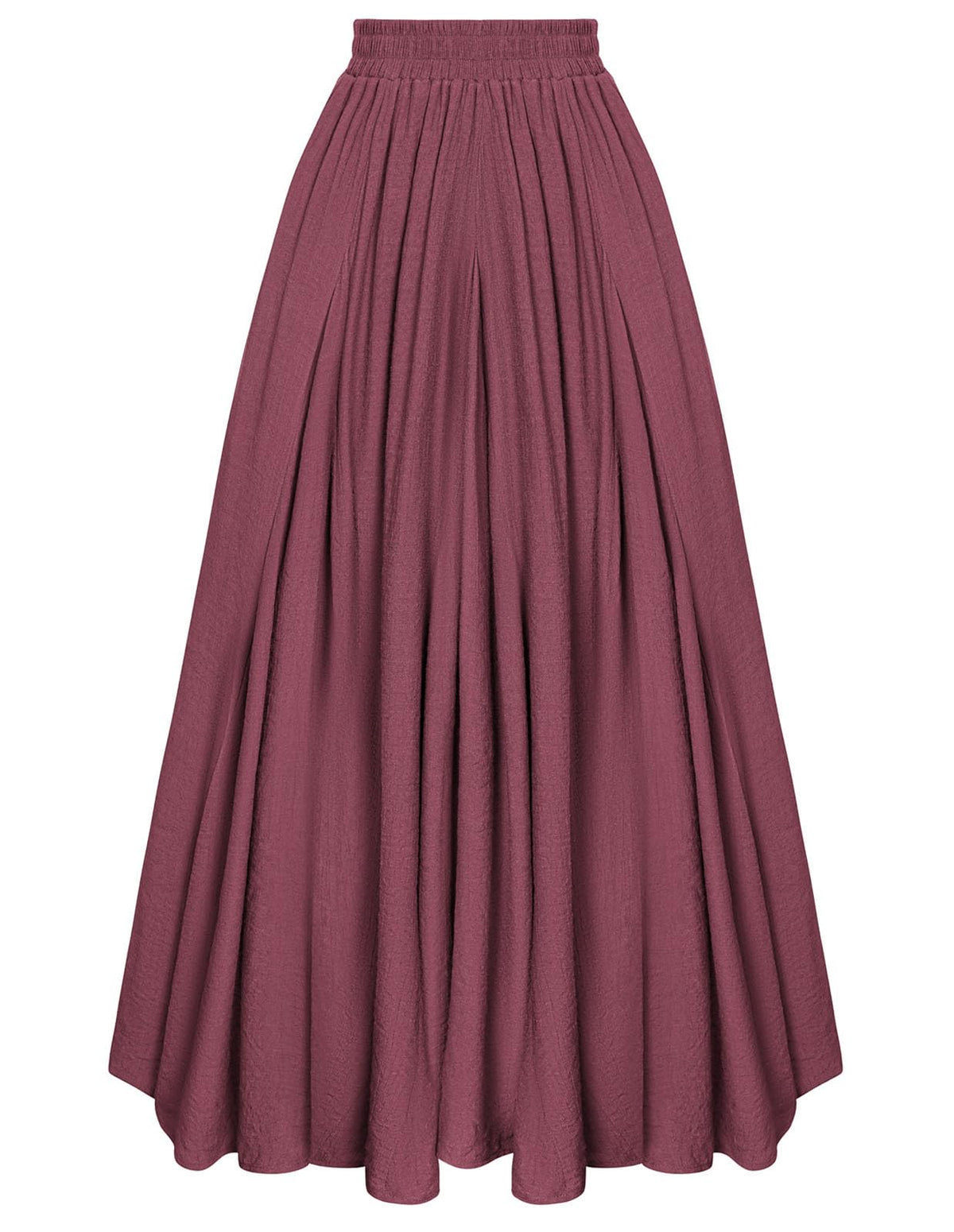 Scarlet Darkness Maxi Skirts for Women Long Flowy Boho Renaissance Skirt