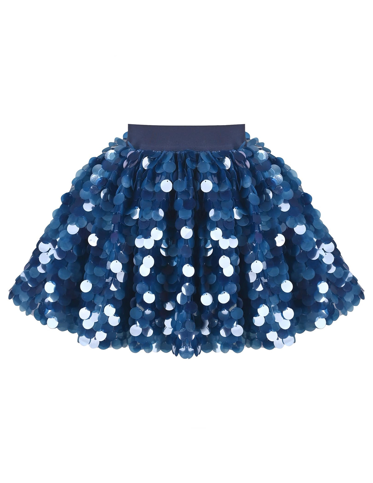 Sunny Fashion Girls Skirt Purple Mermaid Sparkly Sequin Tutu Party Ballet Dance