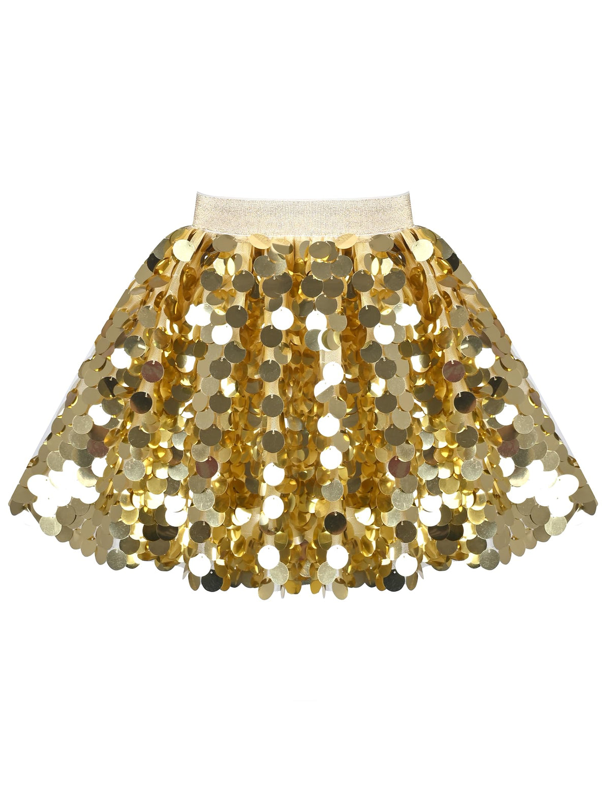 Sunny Fashion Girls Skirt Purple Mermaid Sparkly Sequin Tutu Party Ballet Dance