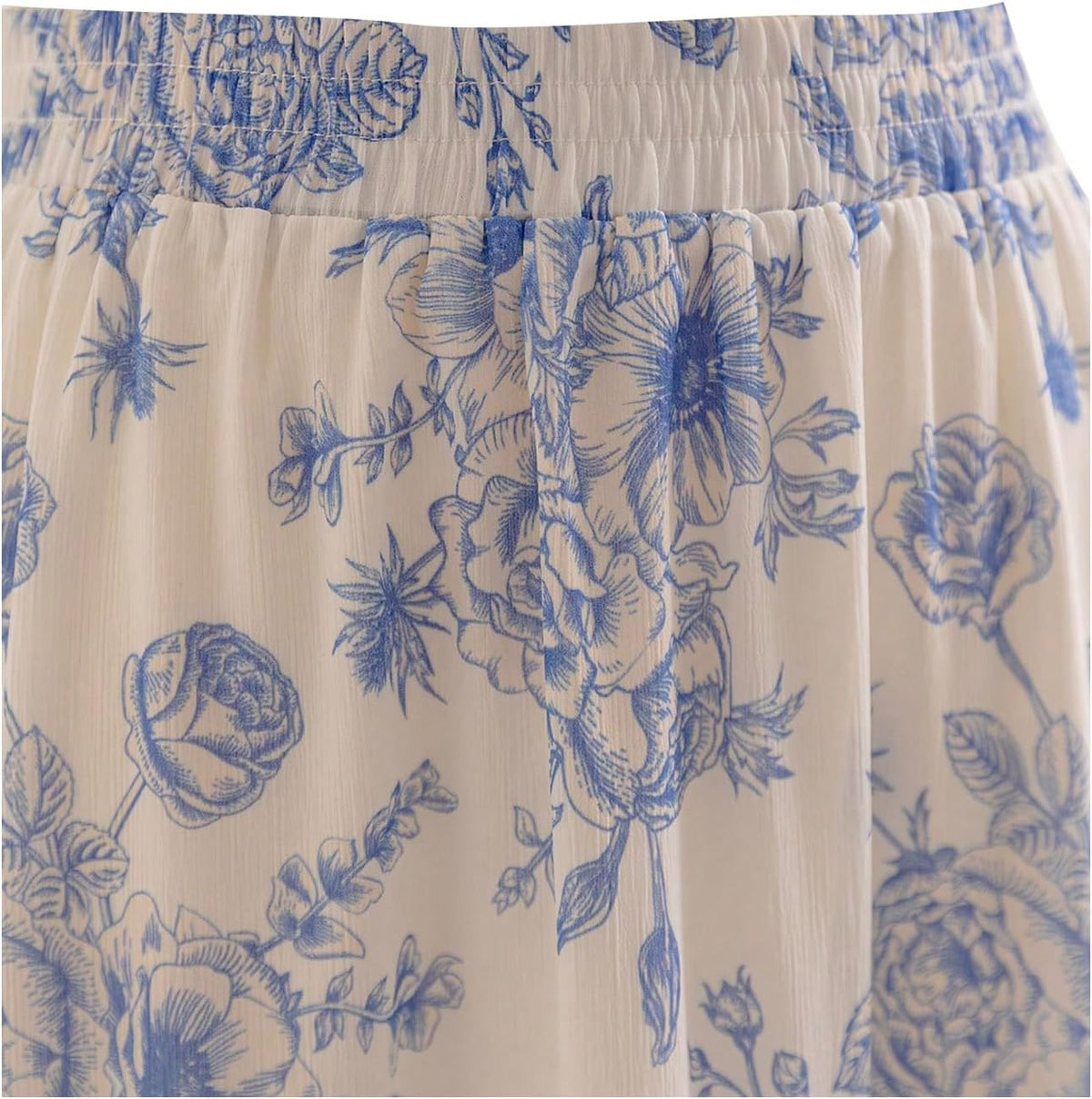 Verdusa Women's Floral Print Tiered Layered Long Skirt High Rise Ruffled Maxi Skirt