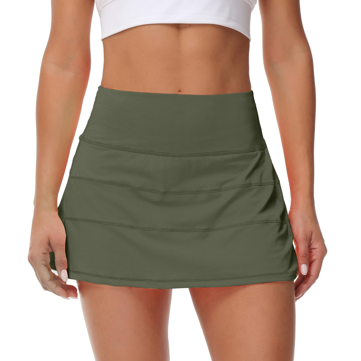 MCEDAR Pleated Tennis Skirt for Women with Pockets Women's High Waisted Athletic Golf Skorts Skirts Running Workout Shorts