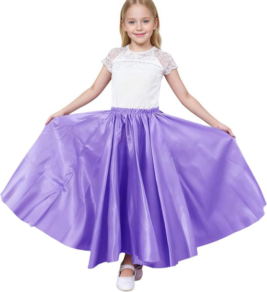 SANCAN Girls Belly Latin Talent Show Dance Skirt