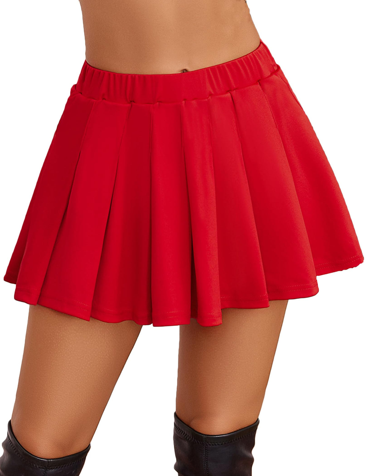 Avidlove Short Pleated Skirts for Women Cheerleader School Uniform