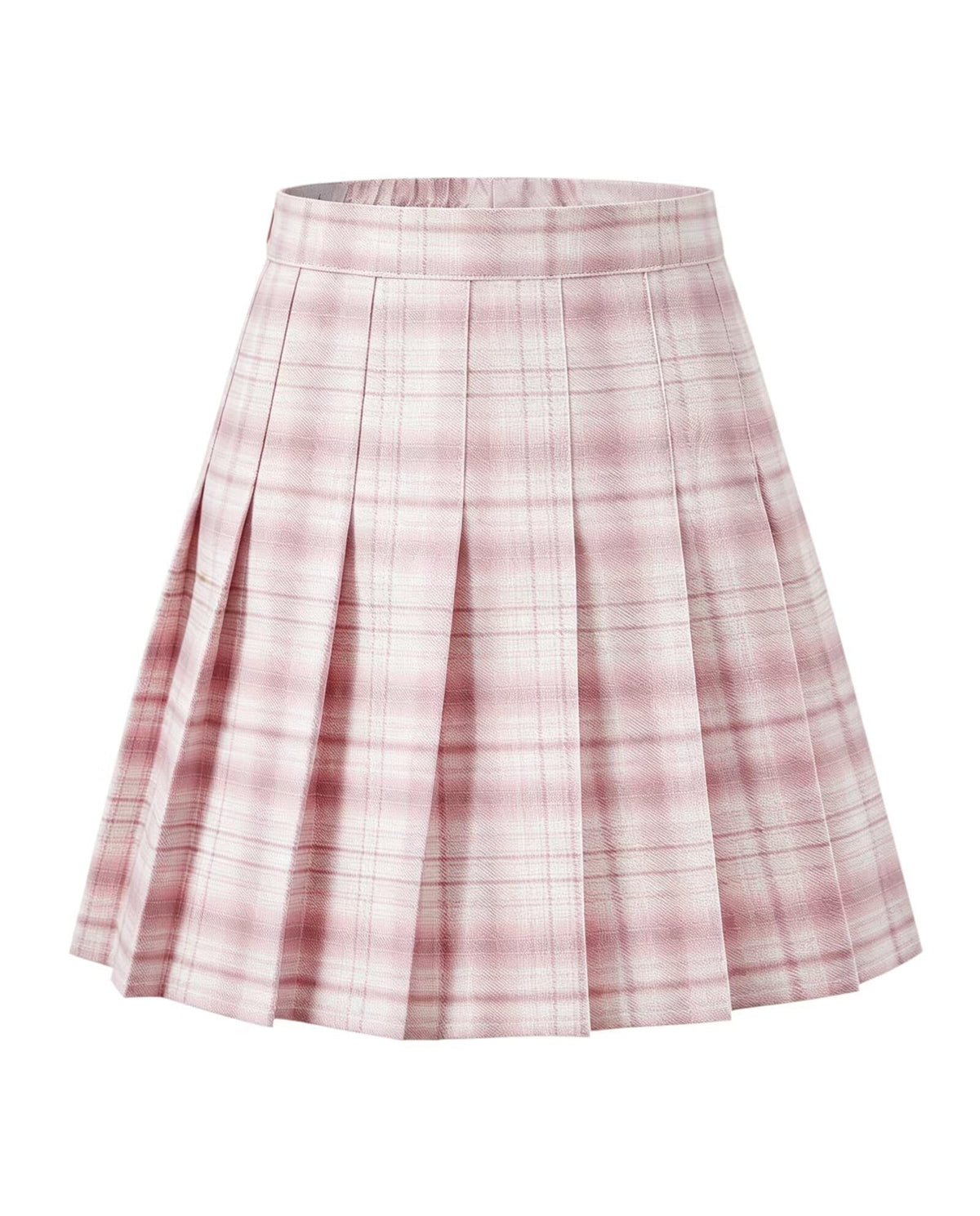 Pleated Skirts for Women High Waisted Tennis Skort Basic Casual Mini Skirt