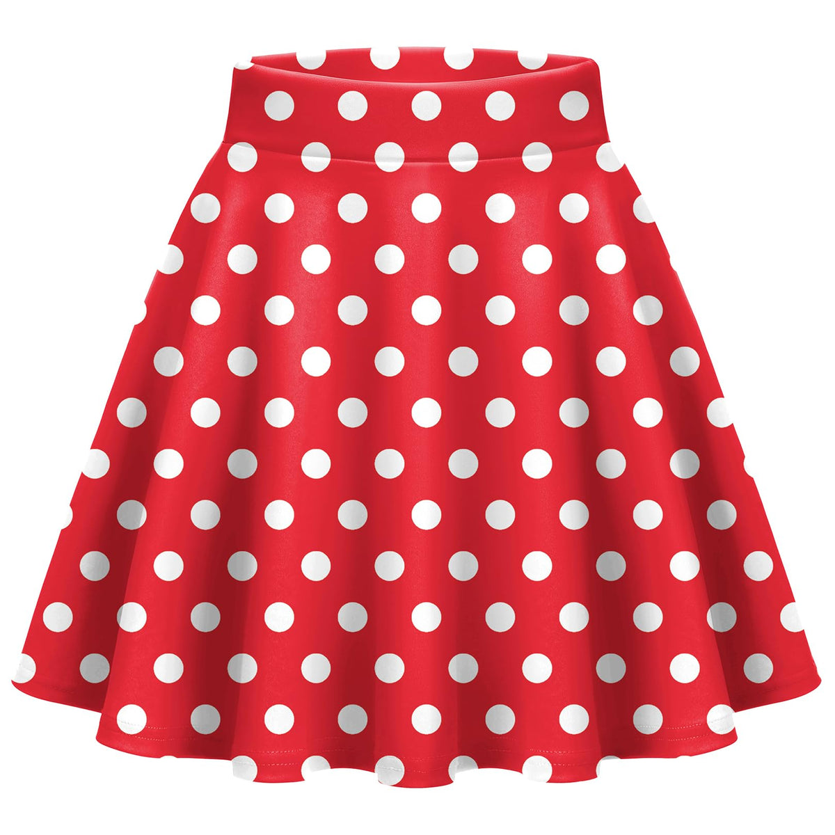 Zeagoo Women's Skirt Basic Mini Skater Skirt 2026 Summer Skirts Stretchable High Waist A-Line Party Club Skirts