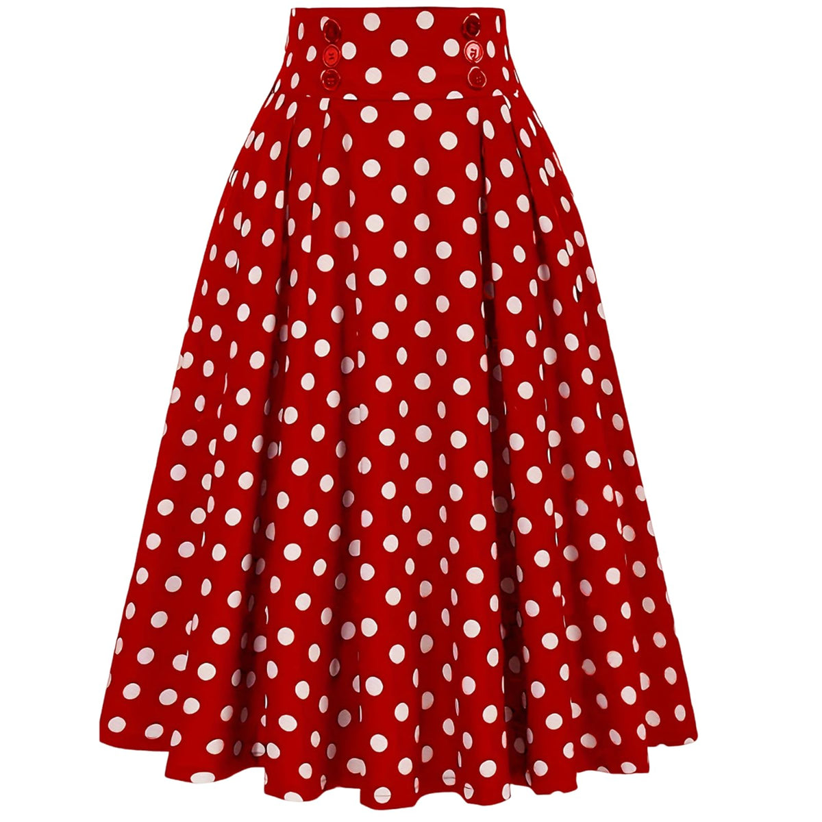 Midi Skirts for Women Elastic High Waisted A Line Flowy Pleated Skirt Business Casual Elegant Vintage Skirts