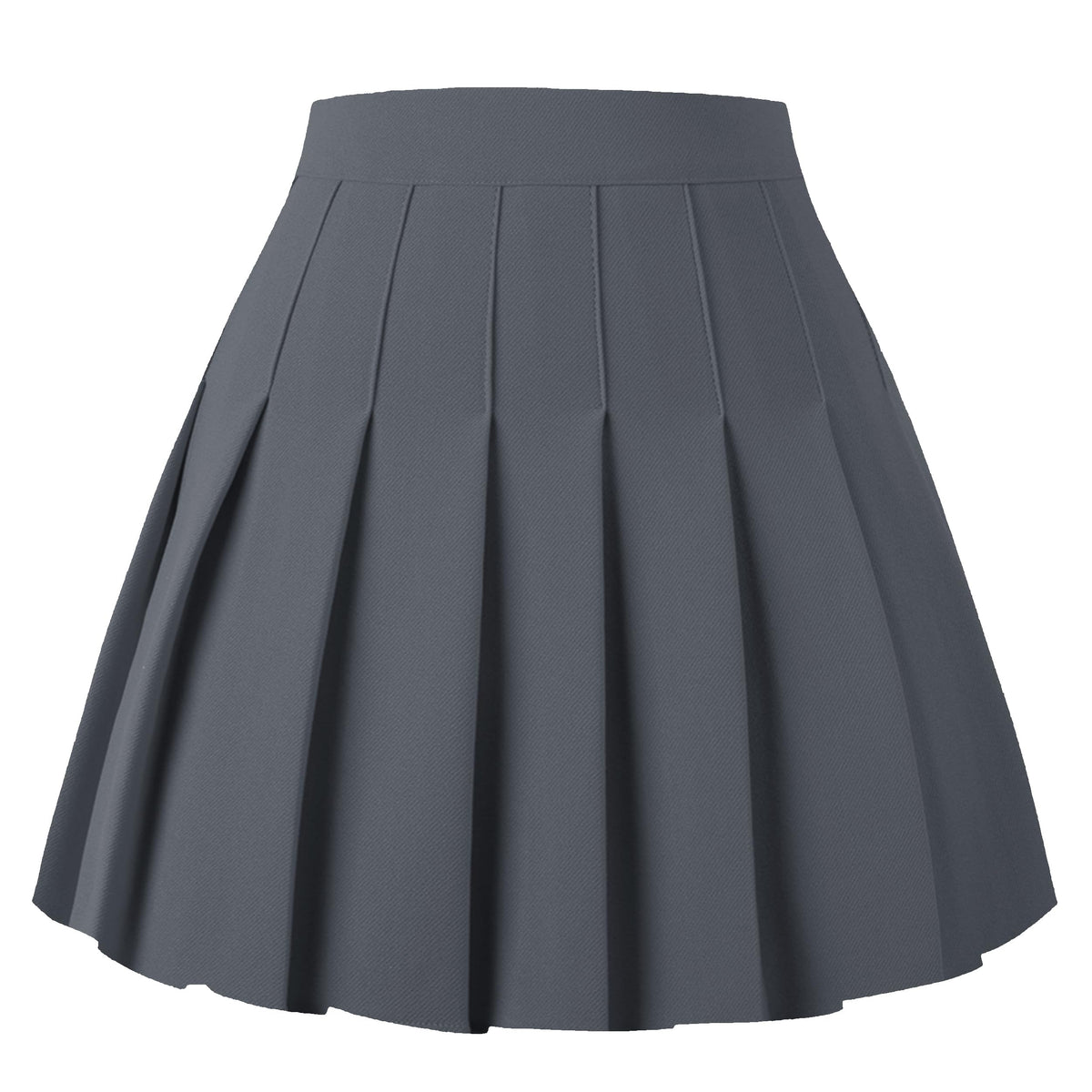 Girstunm Pleated Basic School Uniform Cheerleader Skirts