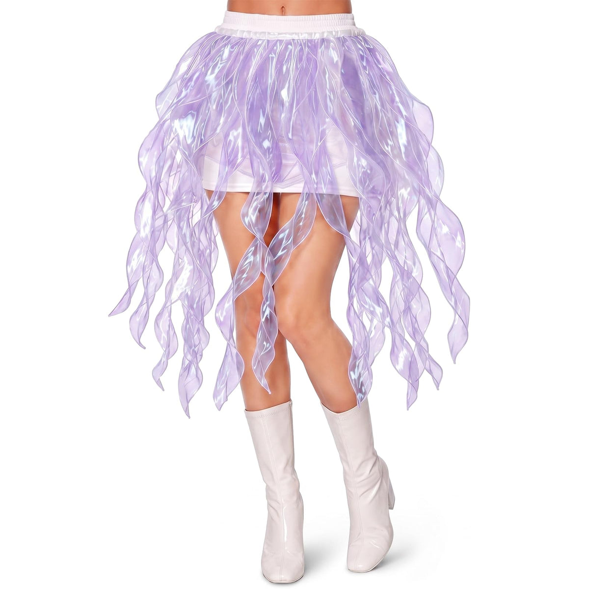 Halloween Jellyfish Skirt for Women Mermaid Costume