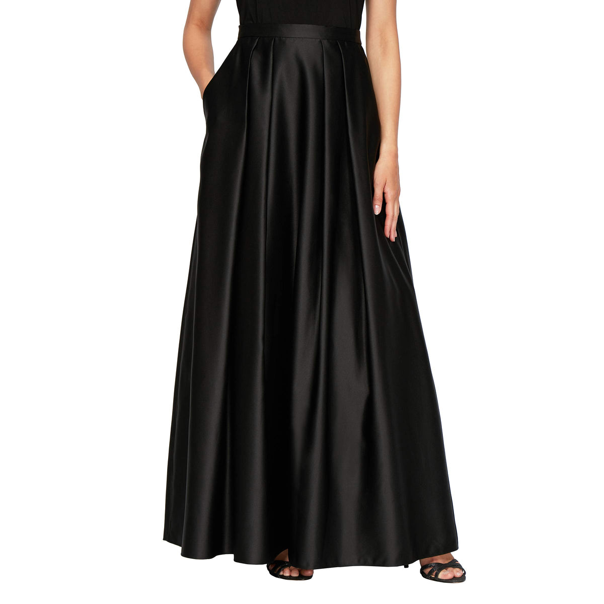 Alex Evenings Women's Full Length Formal Maxi Skirt, Perfect for Special Evening to Party Guest (Petite and Regular Sizes)