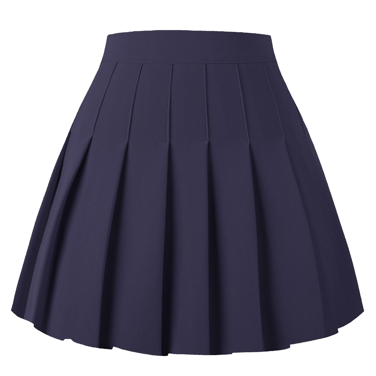 Girstunm Pleated Basic School Uniform Cheerleader Skirts