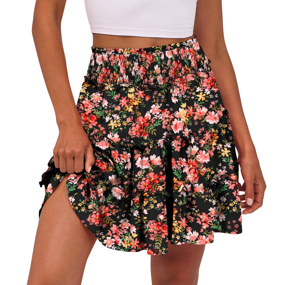 Caracilia Womens Summer Mini Skorts Skirts
