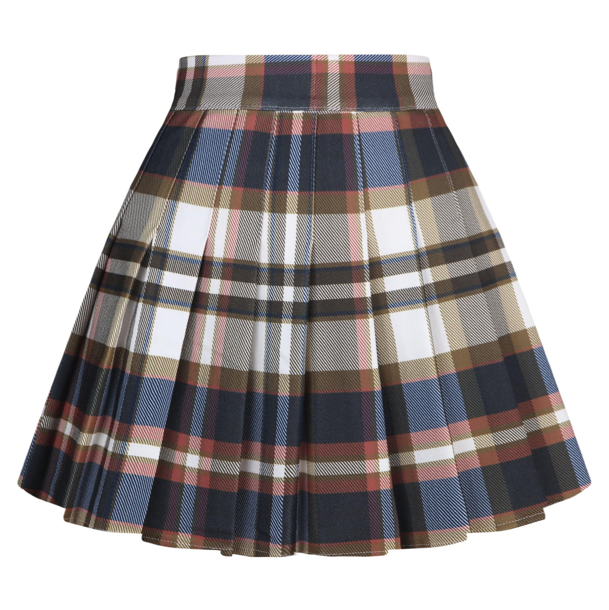 Dressever Women's Pleated A-Line Tennis Skirt