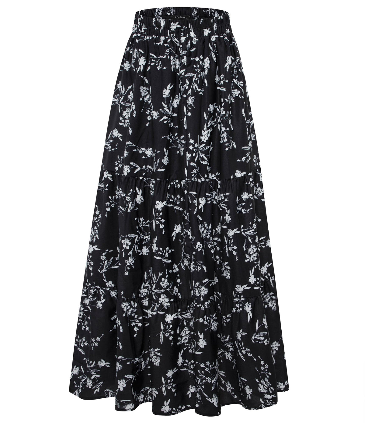 Arolina Maxi Skirts for Women Summer Boho Flowy Tiered Long Beach Skirt