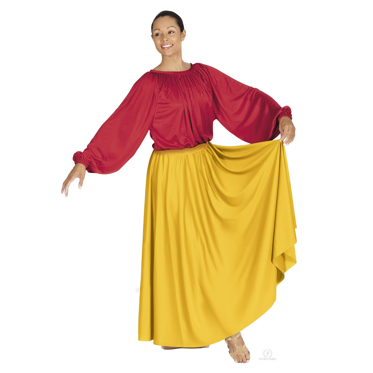 EUROTARD Womens Polyester Full Circle Praise Skirt 13778