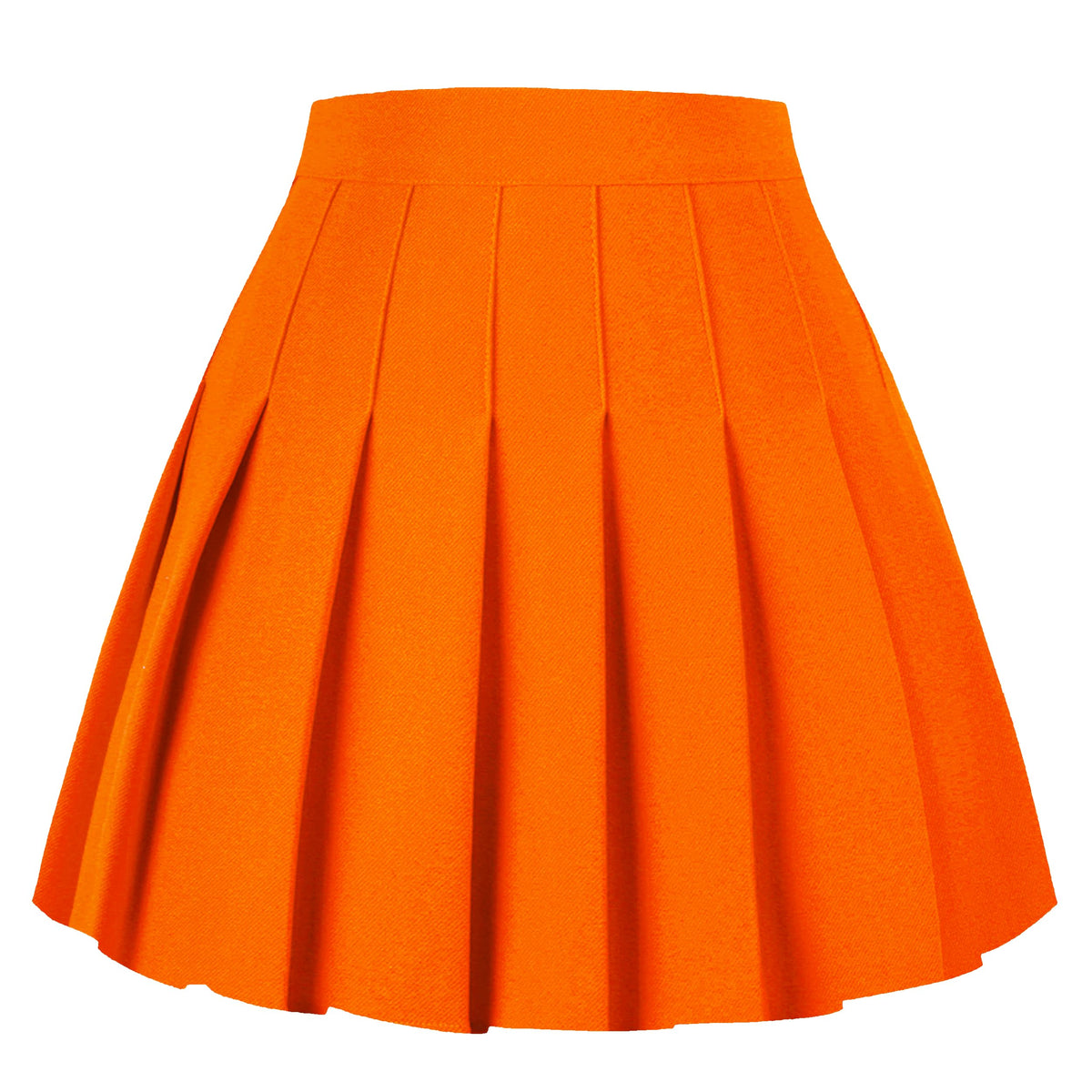 Girstunm Pleated Basic School Uniform Cheerleader Skirts
