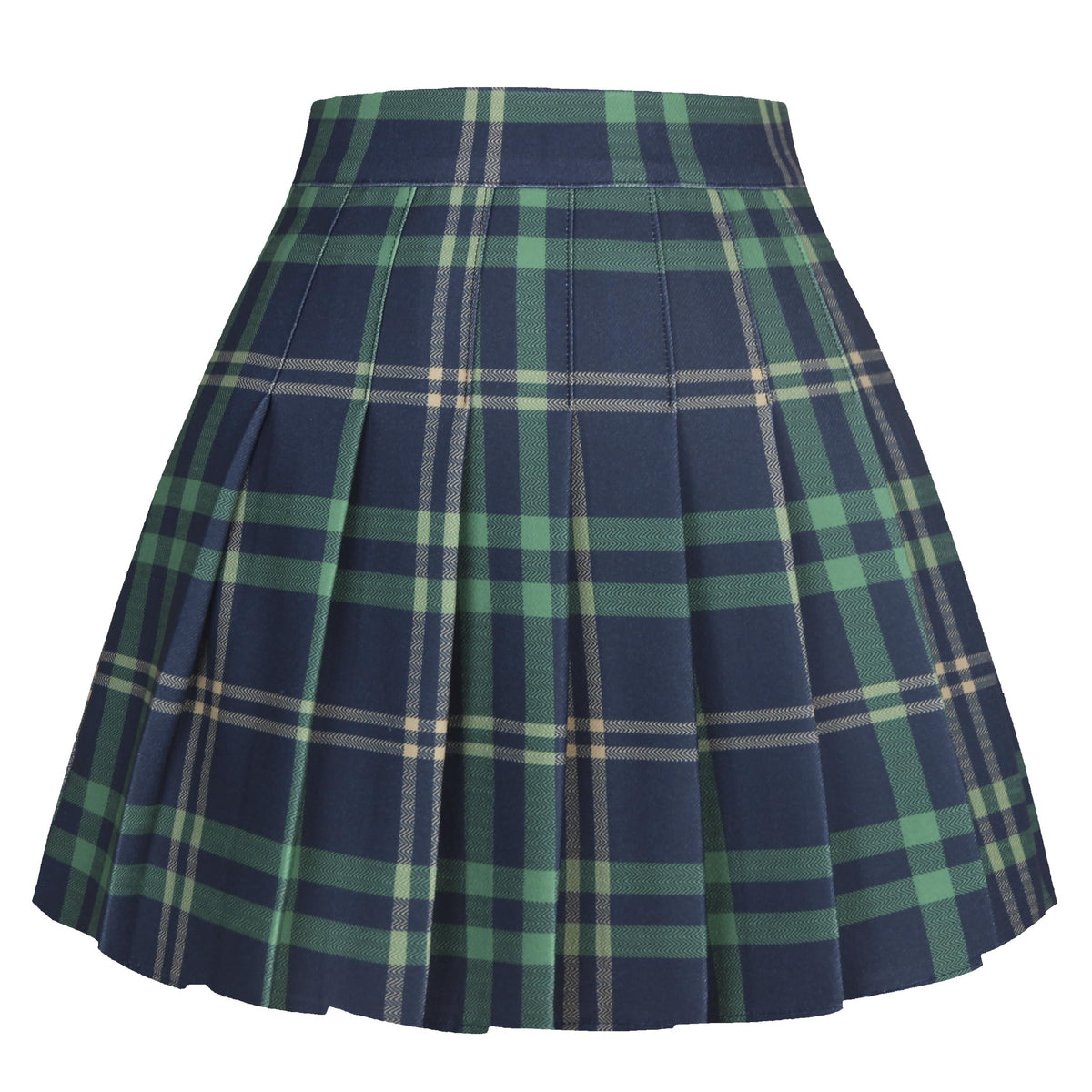 Girstunm Pleated Basic School Uniform Cheerleader Skirts