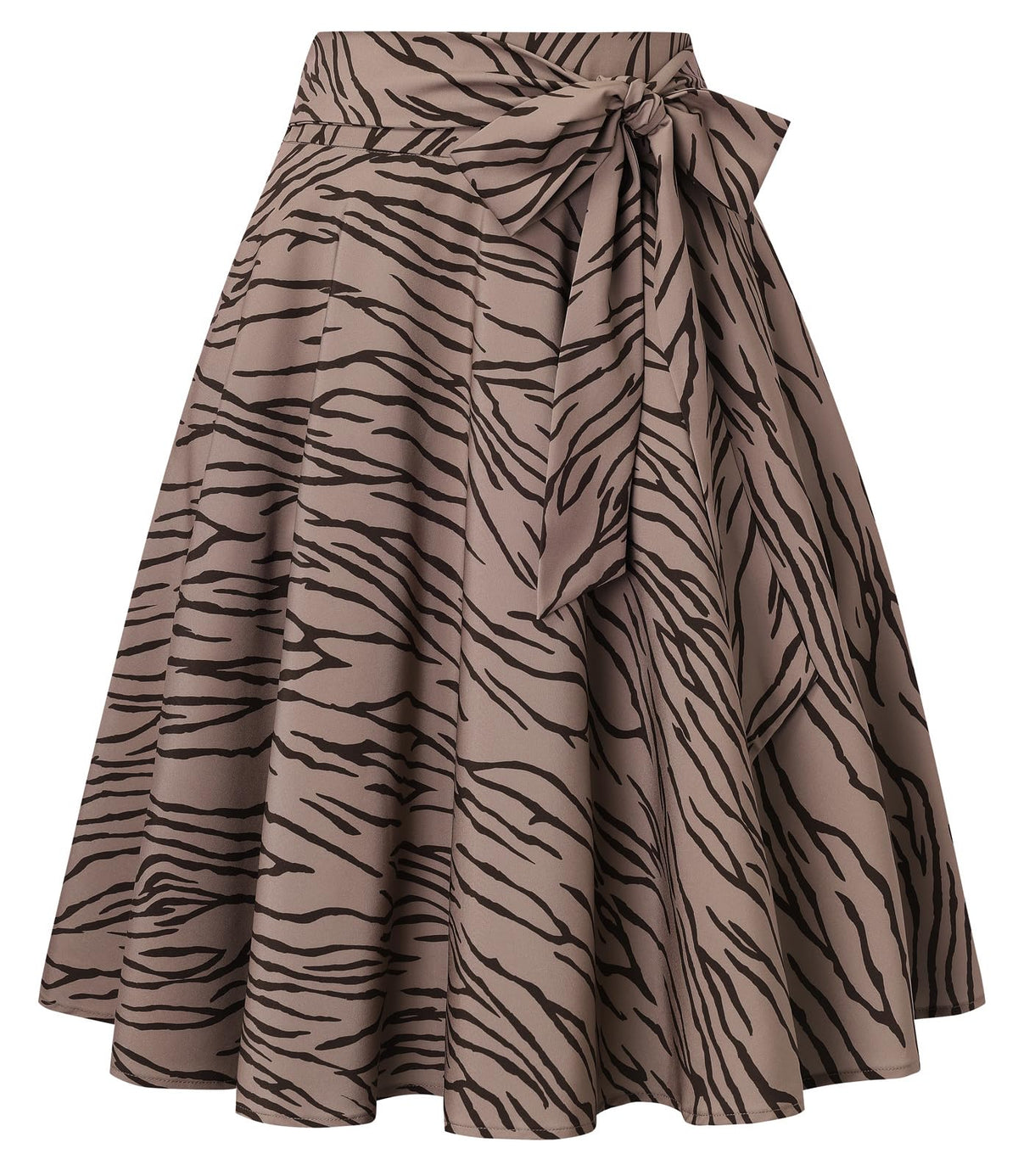 Belle Poque Women High Waisted A Line Skirt with Pockets