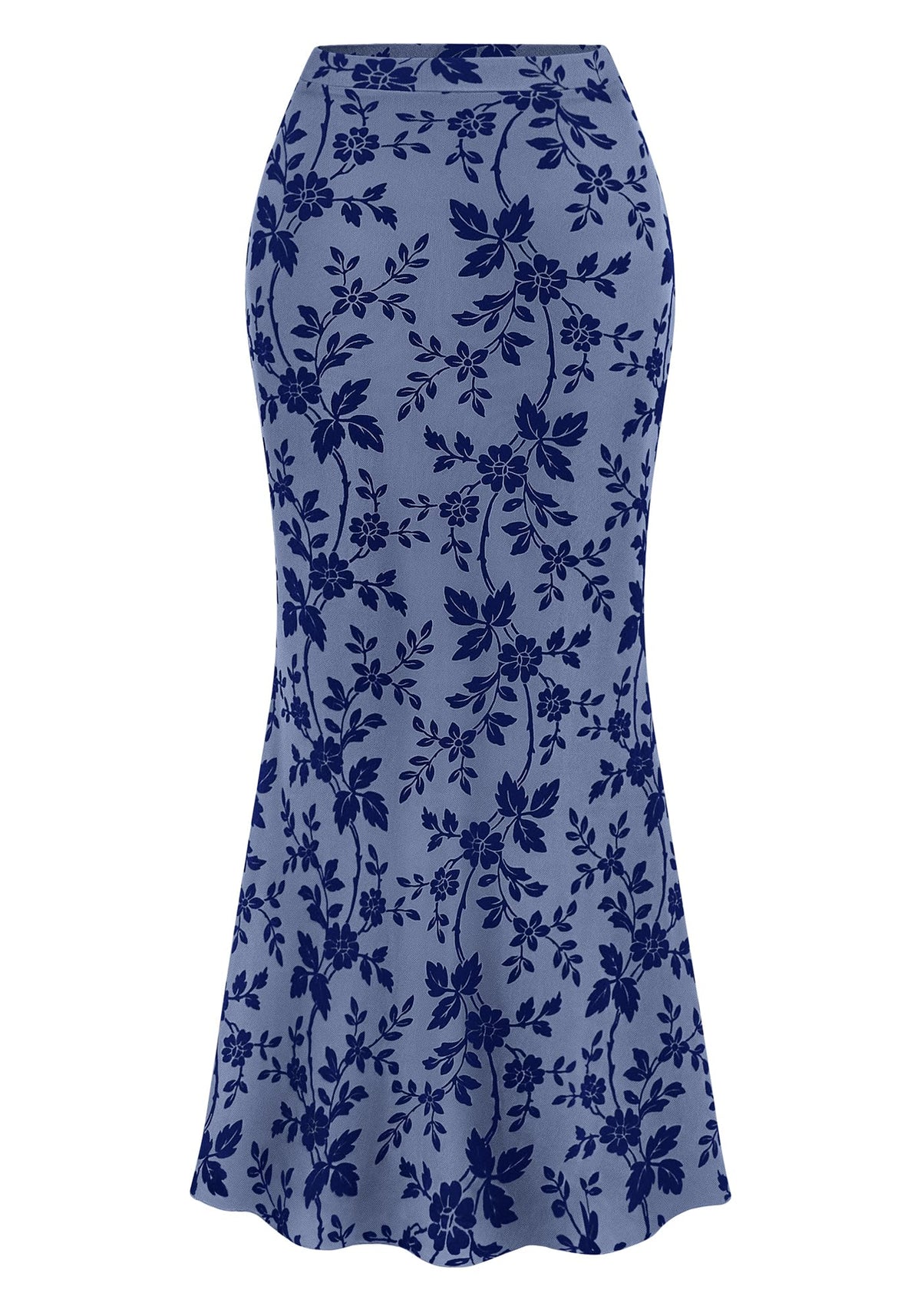 BTFBM Womens Floral Mesh Maxi Skirts
