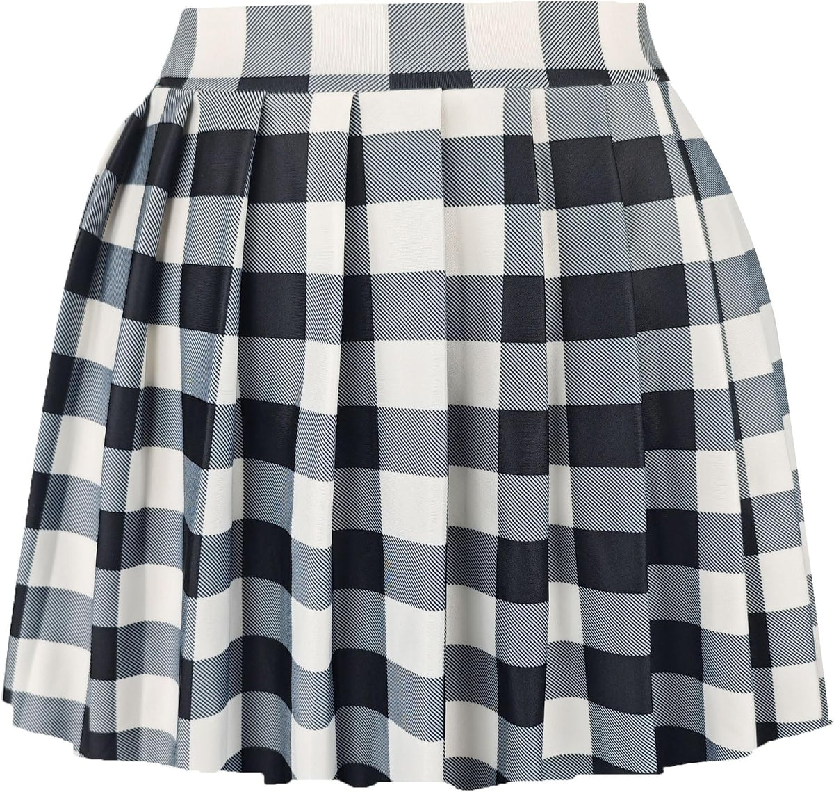 Women Sexy Pleated Mini Skirts Y2k Casual Stretchy Uniform for Girls
