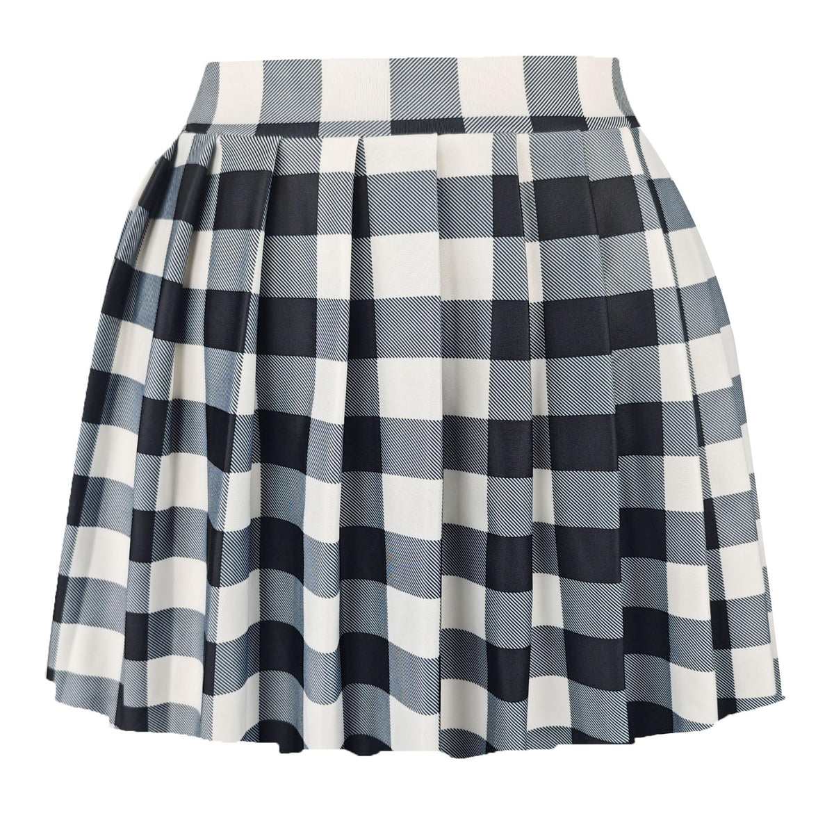Women Sexy Pleated Mini Skirts Y2k Casual Stretchy Uniform for Girls