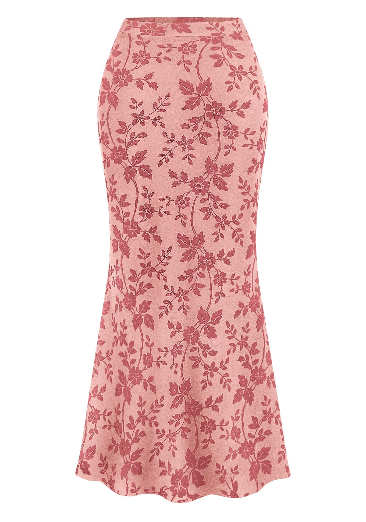 BTFBM Womens Floral Mesh Maxi Skirts