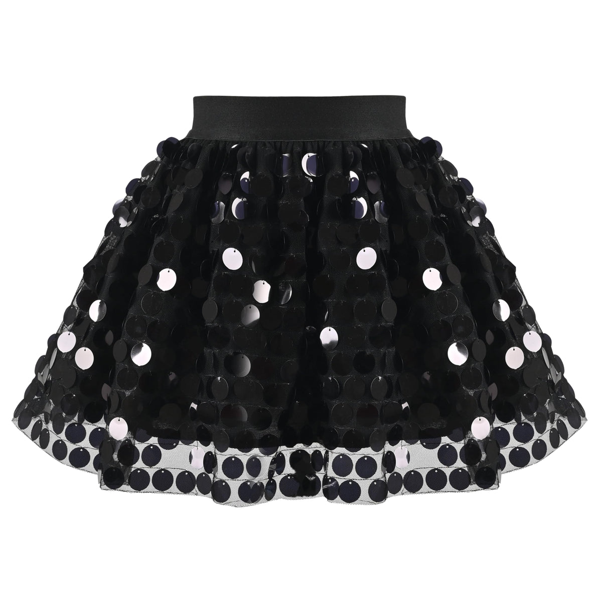 Sunny Fashion Girls Skirt Purple Mermaid Sparkly Sequin Tutu Party Ballet Dance