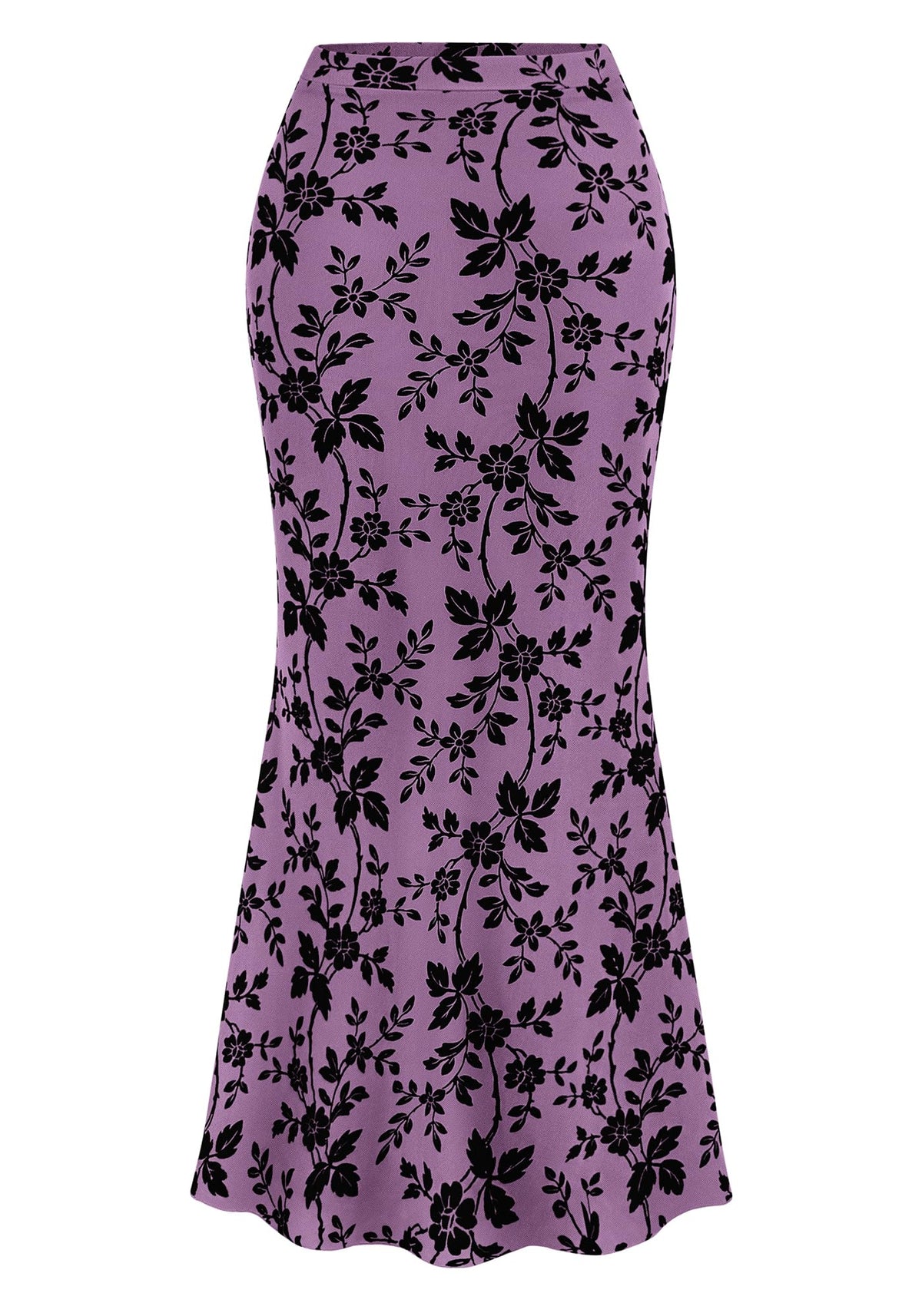 BTFBM Womens Floral Mesh Maxi Skirts