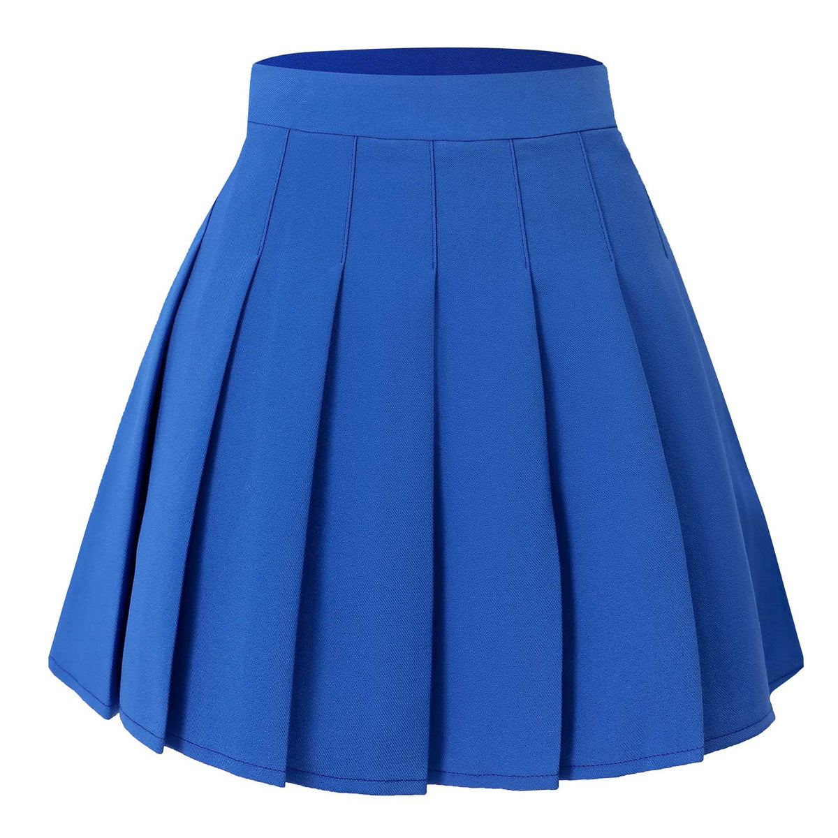 Hoerev Women Girls Short High Waist Pleated Skater Tennis Skirt