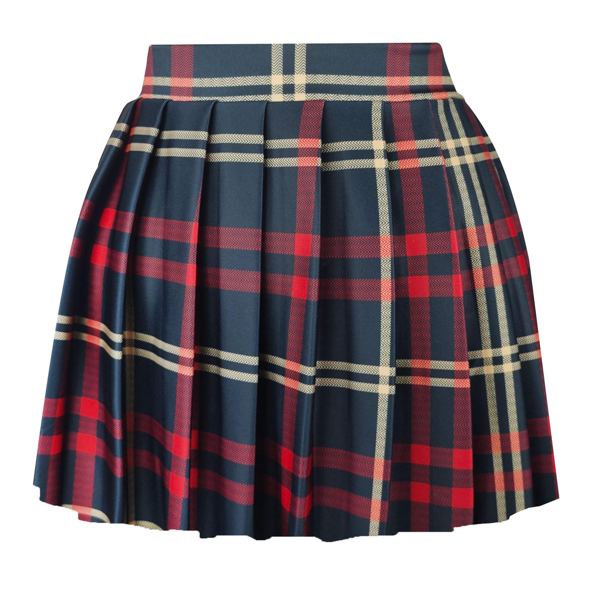 Women Sexy Pleated Mini Skirts Y2k Casual Stretchy Uniform for Girls