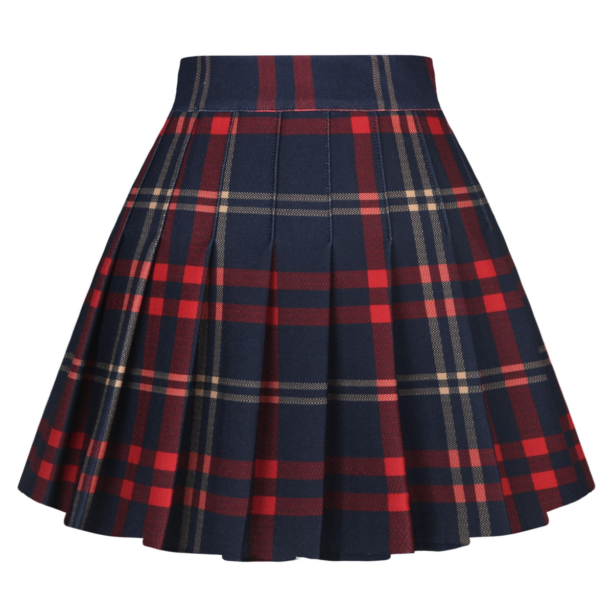 Dressever Women's Pleated A-Line Tennis Skirt