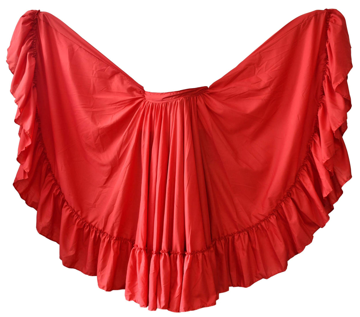 OD Professional Dance Skirt for Folkloric Mexican or Flamenco Dancing Double Circle (Doble Vuelo)