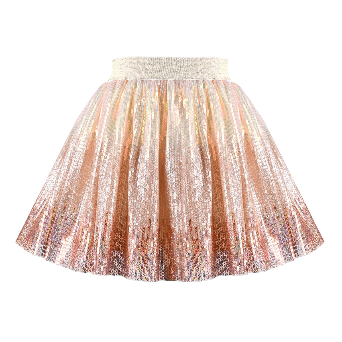 Sunny Fashion Girls Skirt Purple Mermaid Sparkly Sequin Tutu Party Ballet Dance