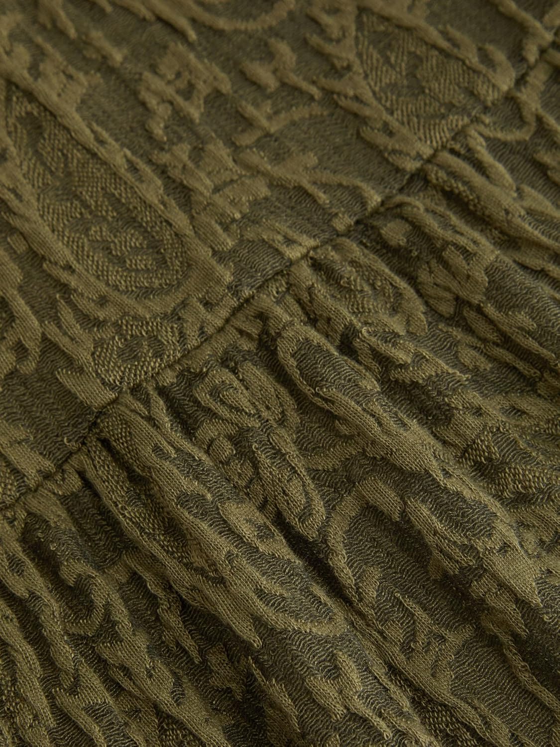 CIDER Long Tiered Mesh Lace Skirts Floral A Line Boho Skirt with Pockets