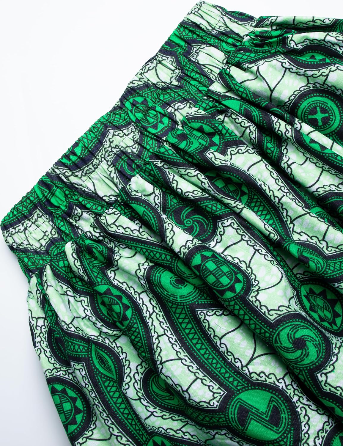 Women African Print Skirt Dutch Ankara Wax Print Full Circle Skirt