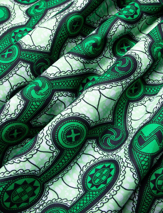 Women African Print Skirt Dutch Ankara Wax Print Full Circle Skirt