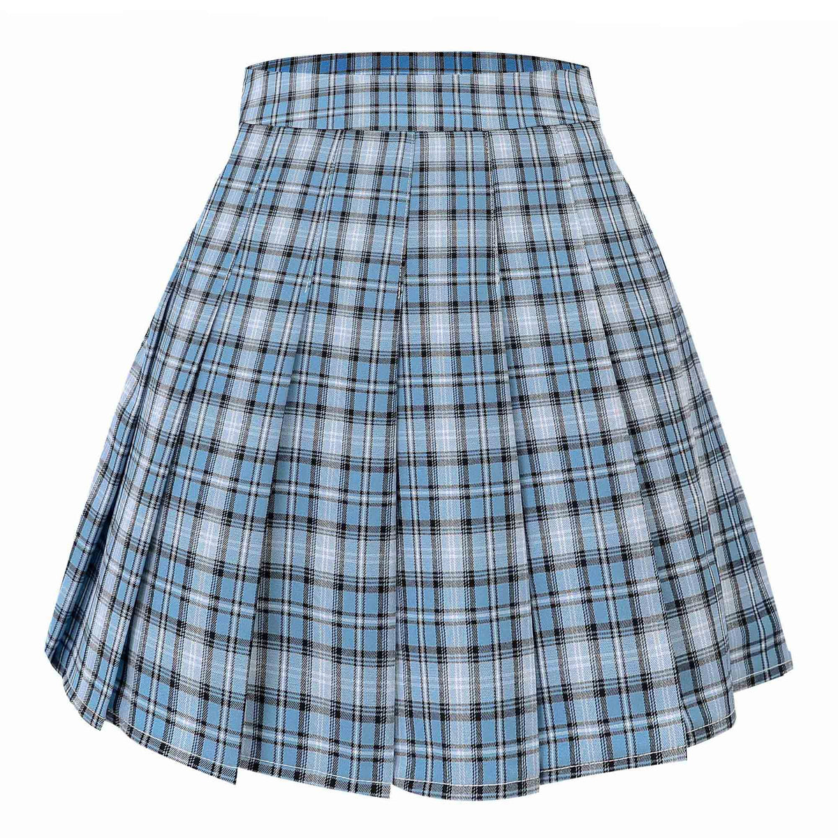 Hoerev Women Girls Short High Waist Pleated Skater Tennis Skirt