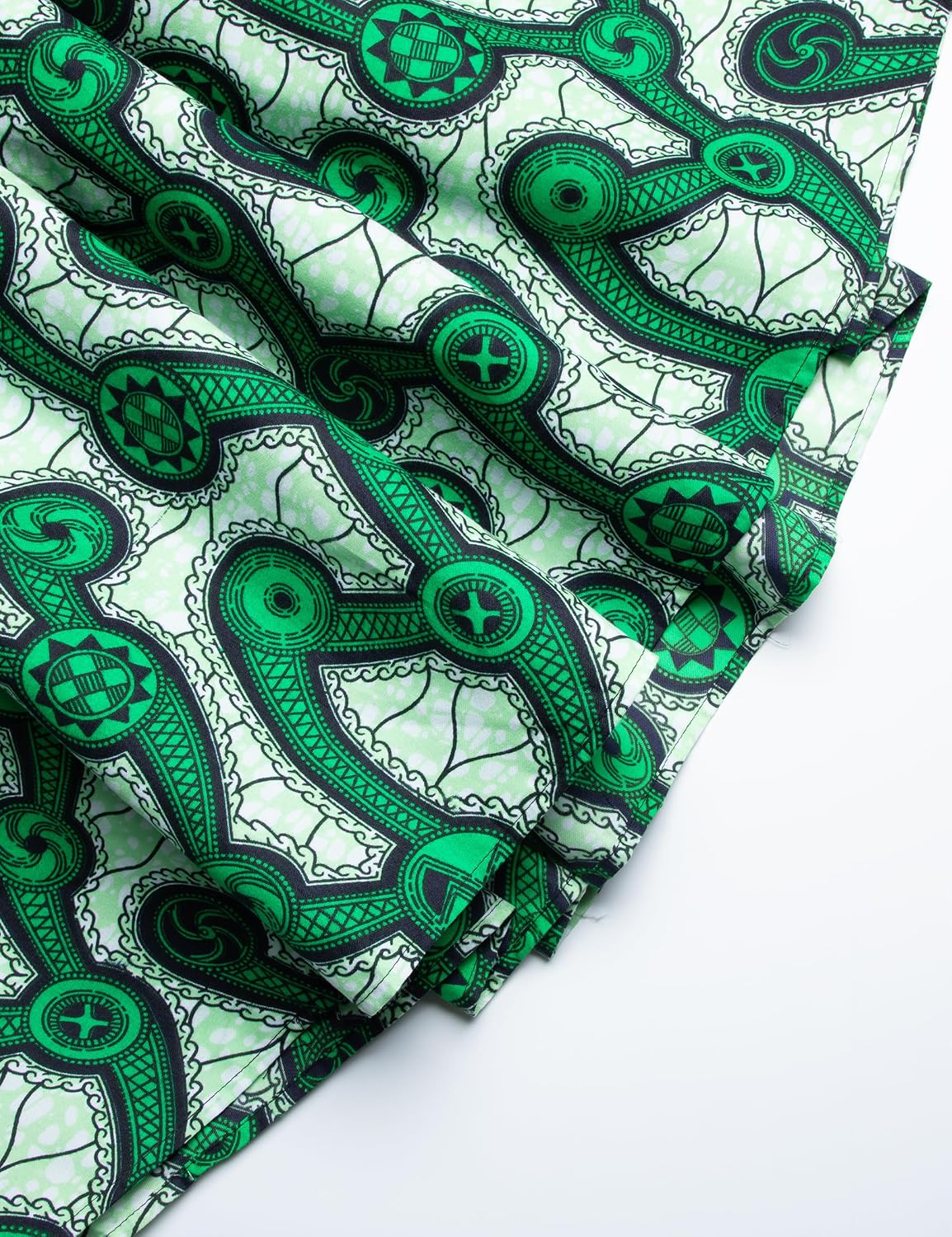 Women African Print Skirt Dutch Ankara Wax Print Full Circle Skirt